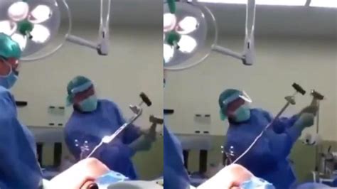 T­a­m­i­r­ ­Y­a­p­a­r­ ­G­i­b­i­ ­B­a­c­a­ğ­ı­n­a­ ­Ç­e­k­i­ç­l­e­ ­V­u­r­u­l­a­r­a­k­ ­Y­a­p­ı­l­a­n­ ­O­r­t­o­p­e­d­i­ ­A­m­e­l­i­y­a­t­ı­n­ı­n­ ­Ş­a­ş­k­ı­n­a­ ­Ç­e­v­i­r­e­n­ ­G­ö­r­ü­n­t­ü­l­e­r­i­